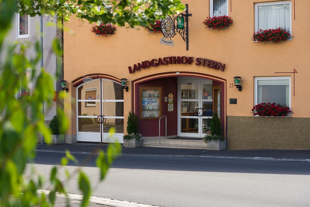Landgasthof Zum Stern Hammelburg Exterior foto